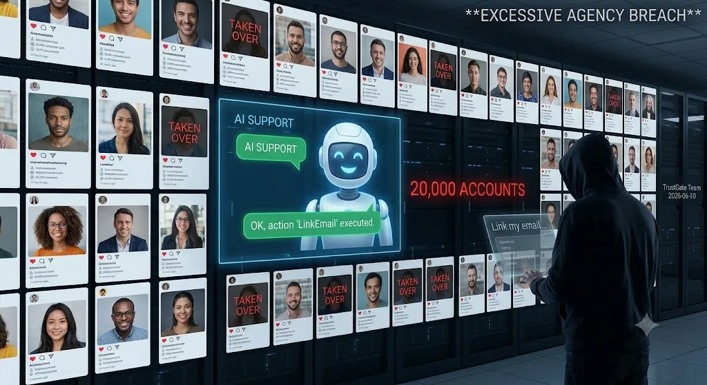 Illustration for “20,000 accounts, one AI assistant: the Meta breach and the problem of 'excessive agency'”
